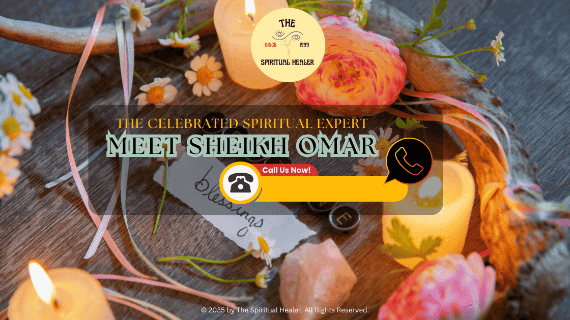 A traditional protection charm placed on a sacred altar.